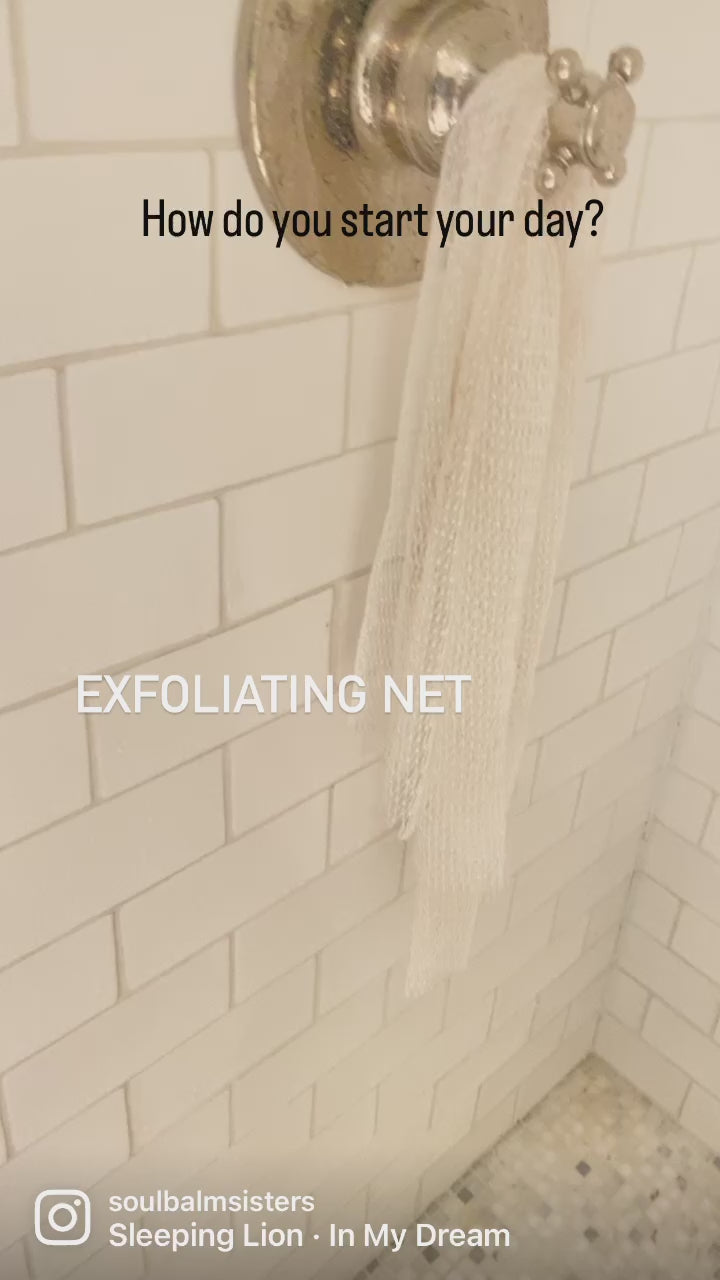 African Exfoliating Net Wash Cloth : Bright & Brilliant Skin