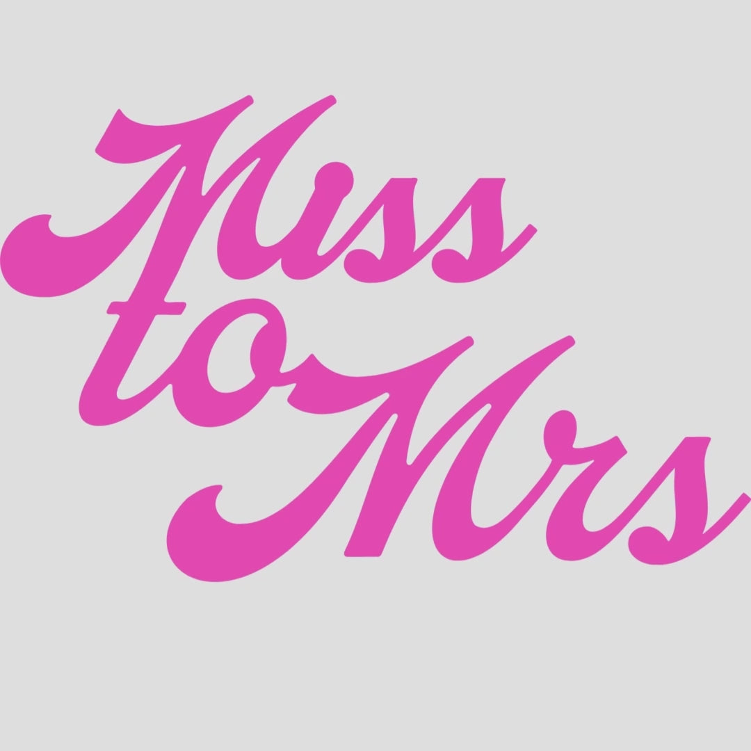 Miss to Mrs Napkin Ring - SVG Cut File