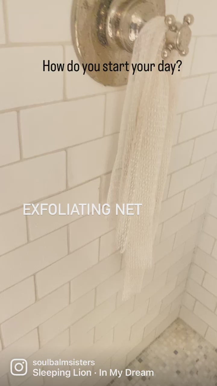 African Exfoliating Net Wash Cloth : Bright &amp; Brilliant Skin
